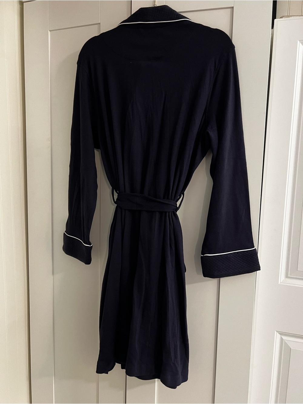 Ralph Lauren Navy Quilted Robe - Picture 4 of 8